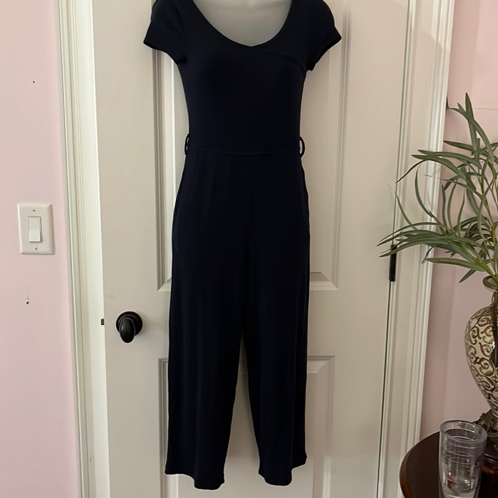 Navy romper, size 11/12, Abercrombie